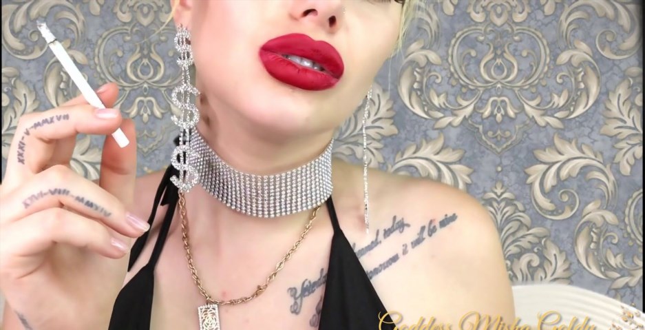 Goddess Misha Goldy A Glance at My Deep Blue Eyes and You re Fucked One Look at My Red Big Lips and - XXXStreams.org